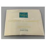 WDCC Walt Disney Classic Collection (Canine Caddy) Opening Title Scroll With COA In Original Box