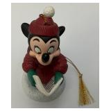 WDCC Walt Disney Classic Collection Plutos Christmas Tree -Minnie Mouse Caroler With Coa In Original Box