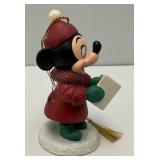 WDCC Walt Disney Classic Collection Plutos Christmas Tree -Minnie Mouse Caroler With Coa In Original Box