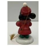 WDCC Walt Disney Classic Collection Plutos Christmas Tree -Minnie Mouse Caroler With Coa In Original Box