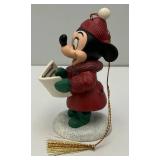 WDCC Walt Disney Classic Collection Plutos Christmas Tree -Minnie Mouse Caroler With Coa In Original Box