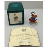 WDCC Walt Disney Classic Collection "Fa La La" Donald Duck Ornament With COA In Original Box