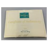 WDCC Walt Disney Classic Collection " The Lion King" Simba Ornament With COA In Original Box