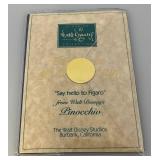 WDCC Walt Disney Classic Collection "PINOCCHIO" Say Hello To Figaro With COA In Original Box