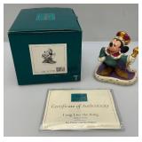 WDCC Walt Disney Classic Collection The Prince And The Pauper "Long Live The King" Mickey Mouse With COA In Original Box