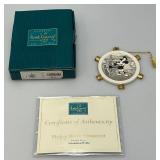 WDCC Walt Disney Classic Collection Mickey Mouse "Steamboat Willie" Ornament With COA In Original Box
