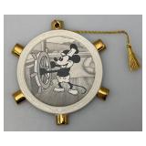 WDCC Walt Disney Classic Collection Mickey Mouse "Steamboat Willie" Ornament With COA In Original Box