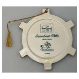 WDCC Walt Disney Classic Collection Mickey Mouse "Steamboat Willie" Ornament With COA In Original Box