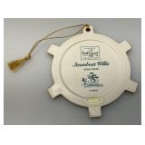 WDCC Walt Disney Classic Collection Mickey Mouse "Steamboat Willie" Ornament With COA In Original Box