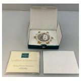 WDCC Walt Disney Classic Collection Mickey Mouse "Steamboat Willie" Ornament With COA In Original Box