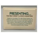 WDCC Walt Disney Classic Collection Dealers Plaque In Original Box