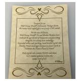 Est. $150.00 - $300.00 Limited Edition 1/4500 Walt Mickey Mouse Millenium Crystal Cube Disney World 2000 Laser Cut In Wooden Display Box With COA