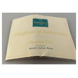 WDCC Walt Disney Classic Collection (Beauty & The Beast) Opening Title Scroll With COA In Original Box