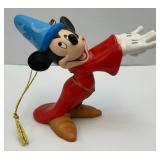 1999 Limited Edition 2993/8000 "A Christmas To Remember" Mickey Socerer Porcelain Ornament By Patrick Simmons With COA In Original Box