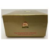 1999 Limited Edition 3637/5000 "A Christmas To Remember" Mickey & Minnie Porcelain Ornament By Patrick Simmons With COA In Original Box