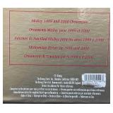 1999 Limited Edition 3637/5000 "A Christmas To Remember" Mickey & Minnie Porcelain Ornament By Patrick Simmons With COA In Original Box