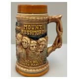 Vintage Mid Century Made In Japan Mount Rushmore & Sea World Steins