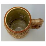 Vintage Mid Century Made In Japan Mount Rushmore & Sea World Steins