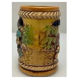 Vintage Mid Century Made In Japan Mount Rushmore & Sea World Steins