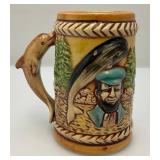 Vintage Mid Century Made In Japan Mount Rushmore & Sea World Steins