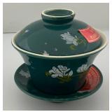 Vintage Gaiwan With Original Fiol Labels