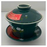 Vintage Gaiwan With Original Fiol Labels