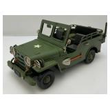 10" Metal Army Jeep