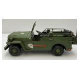 10" Metal Army Jeep