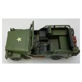 10" Metal Army Jeep