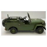 10" Metal Army Jeep