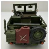 10" Metal Army Jeep