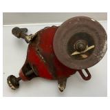 Antique Art Deco General Brand Hand Crank Bench Grinder