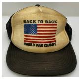 Misc. Vintage Snapback Trucker Hats Including Back To Back World War Champs, Bye Felicia & More (Hats Need Cleaning)