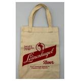 Vintage RARE Lienenkugel Beer Canvas Bag