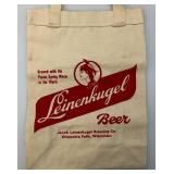 Vintage RARE Lienenkugel Beer Canvas Bag