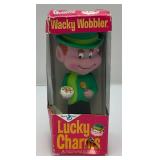 Vintage Wacky Wobbler Lucky Charms In Original Box (New Old Stock) Box Beat Up