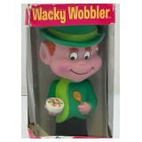 Vintage Wacky Wobbler Lucky Charms In Original Box (New Old Stock) Box Beat Up