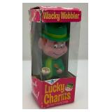 Vintage Wacky Wobbler Lucky Charms In Original Box (New Old Stock) Box Beat Up