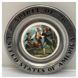 Misc. Vintage Collectibles Including Spirit Of 76 Pewter Plate And More