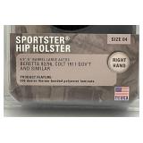 Blackhawk Sportster Hip Holster Right Hand (Size 4) 4.5 - 5" Barrels Large Autos (NIP)