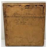 1910 Stamped Franz Hanfstaengl Lithograph By Hans Holbein The Younger Framed Behind Glass Some Staining On Edges Of Print 9 3/4" x 10"