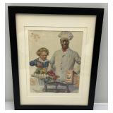 Misc. Vintage Framed Items Including Cream Of Wheat, 1900