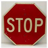 Vintage 24" x 24" Reflective Stop Sign