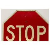 Vintage 24" x 24" Reflective Stop Sign