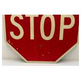 Vintage 24" x 24" Reflective Stop Sign