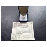 Miniature 1980 14K Gold Krugerrand Coin with Certificate of Authenticity