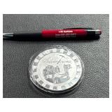 SilverTowne 5 Troy oz .999 Fine Silver Round in Capsule