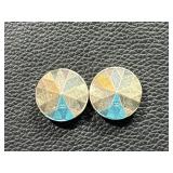 Two 1oz Faceted .999 Fine Silver Gems