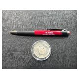 1982 1 Troy Ounce .999 Fine Silver Monex Round With Eagle Design