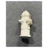 2.47 oz .999 Fine Silver Fire Hydrant Figurine